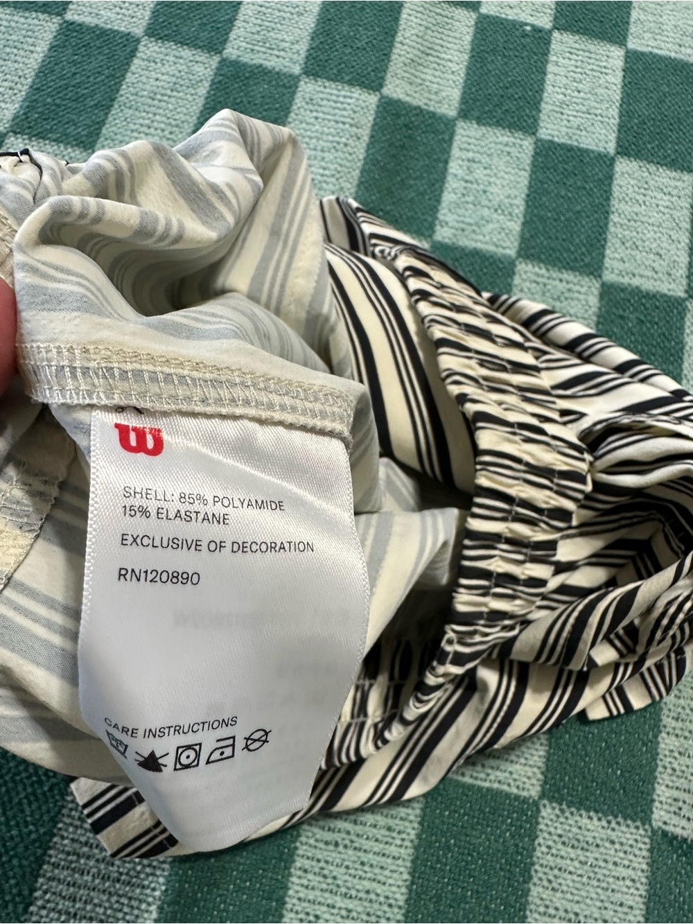 Wilson Carry Golf Shorts Womens Striped Stretch‎ Lightweight Size Small - Picture 6 of 10